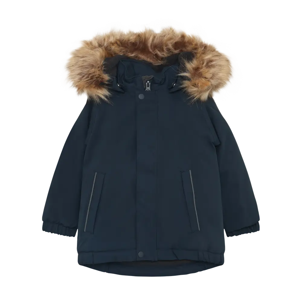 Color Kids Parka    Fake Fur Total Eclipse 98