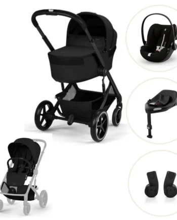 Cybex Balios Kombivogn Inkl  Cybex Cloud G3 Og Base G3 Moon Black