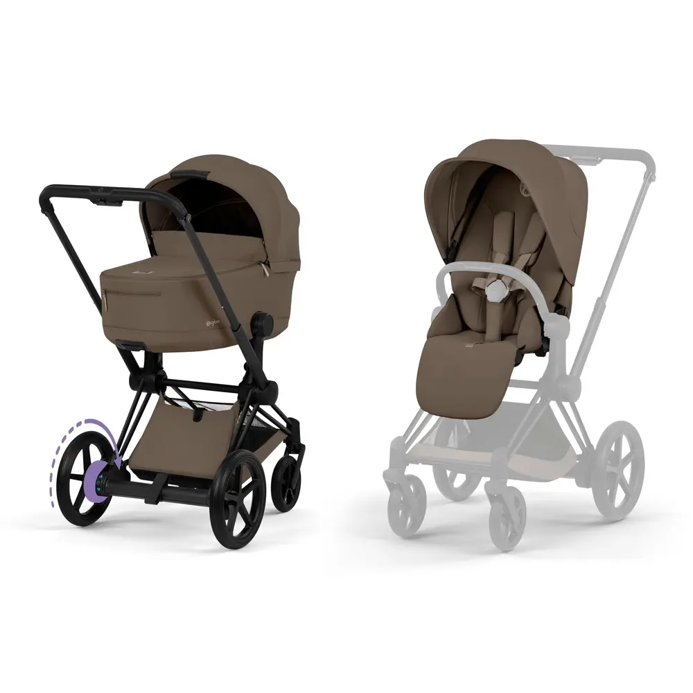 Cybex Epriam Kombivogn Coco Brown Matt Black
