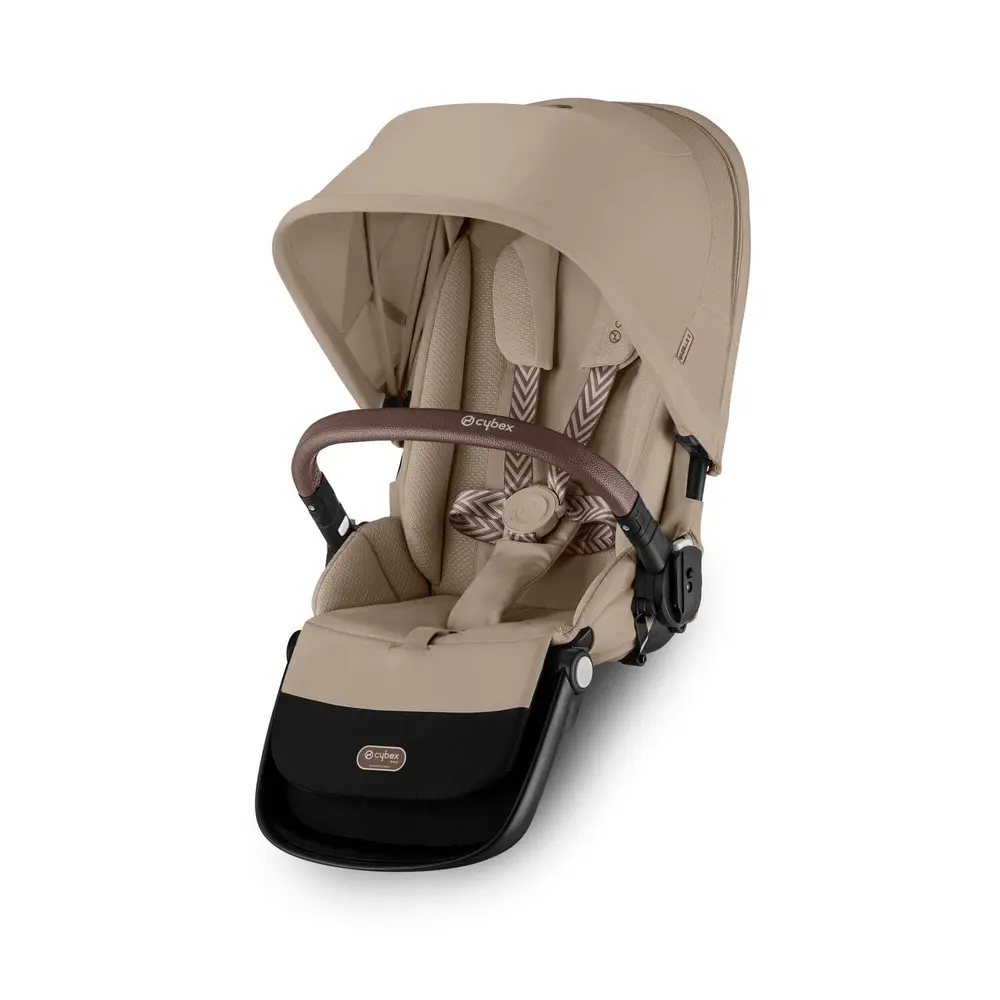 Gazelle S Sædeenhed - Almond Beige til Søskendevogne