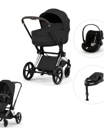 Cybex Priam Style Kombivogn Inkl  Cloud G3 Og Base G3 Sepia Black Chrome Brown