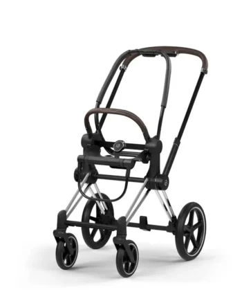 Cybex Priam Style Stel Inkl  Sæderamme Chrome Brown