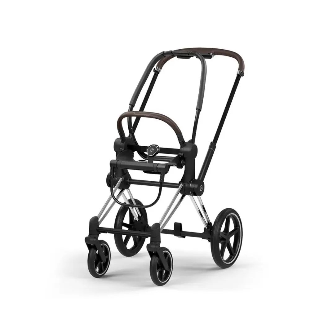 Cybex Priam Style Stel Inkl Sæderamme Chrome Brown