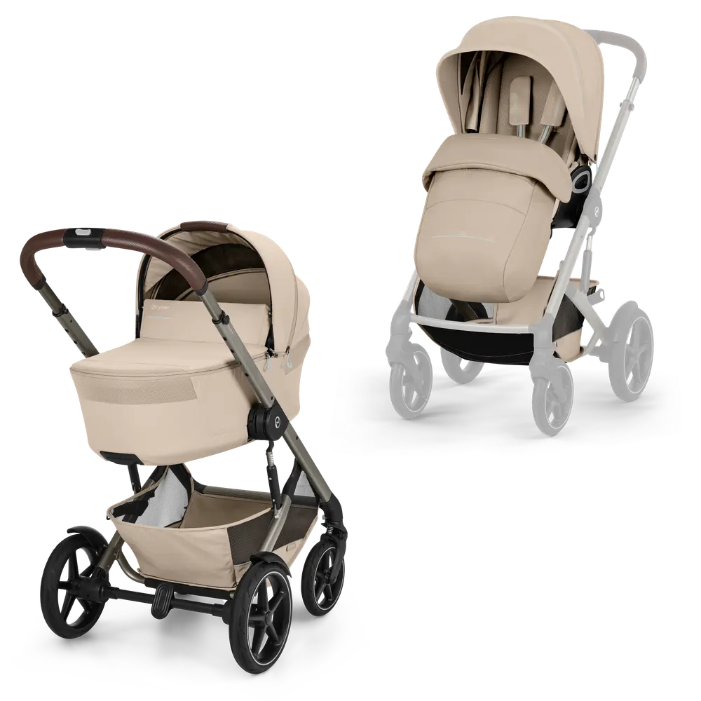 Cybex Talos Lux Inkl Foldbar Liggedel Almond Beige