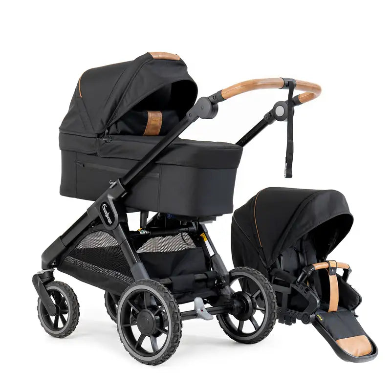 Emmaljunga Sento Max Flat Combi - Outdoor Black Tilbud
