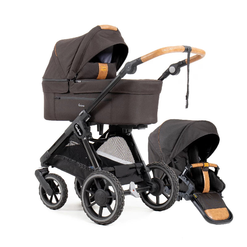 Emmaljunga Sento Pro Flat Combi - Outdoor Brown Tilbud