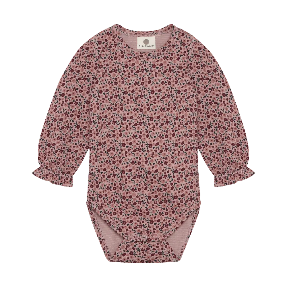 En Fant Langærmet Body Adobe Rose 86