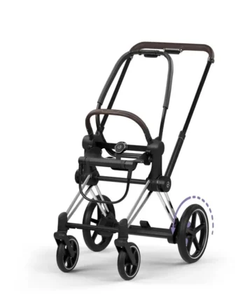 Epriam Style Stel Inkl  Sæderamme Chrome Brown