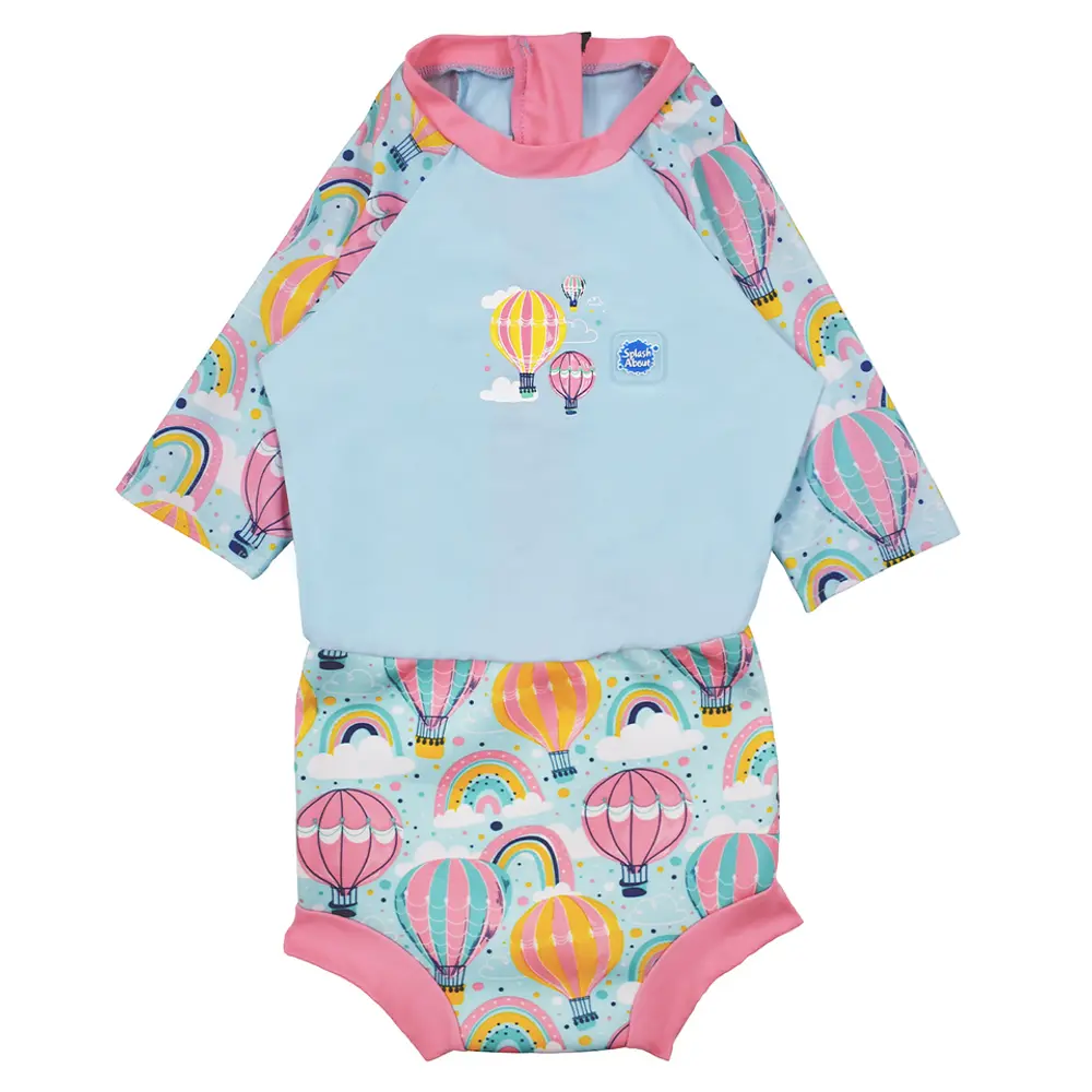 Happy Nappy Solbadedragt - Up Away Pink - Tilbud!