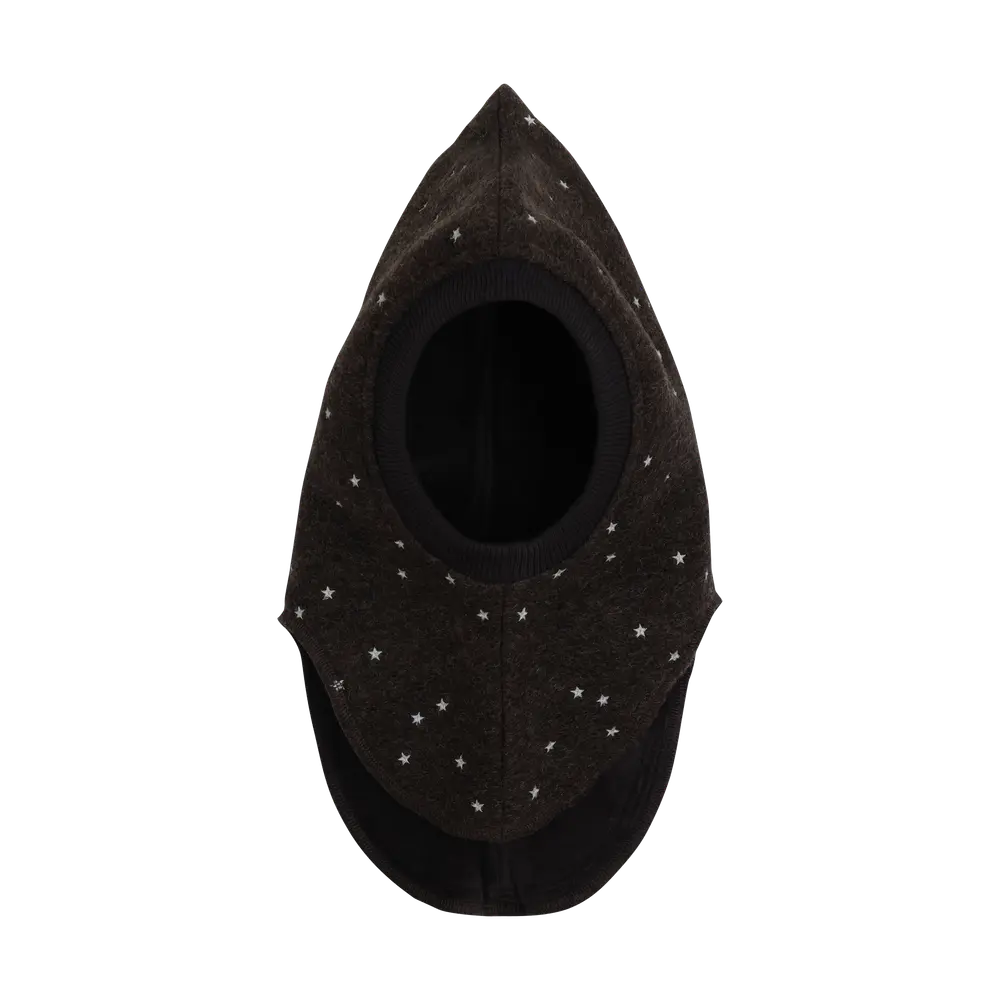 Huttelihut Elefanthue Uld Dark Brown Melange 52