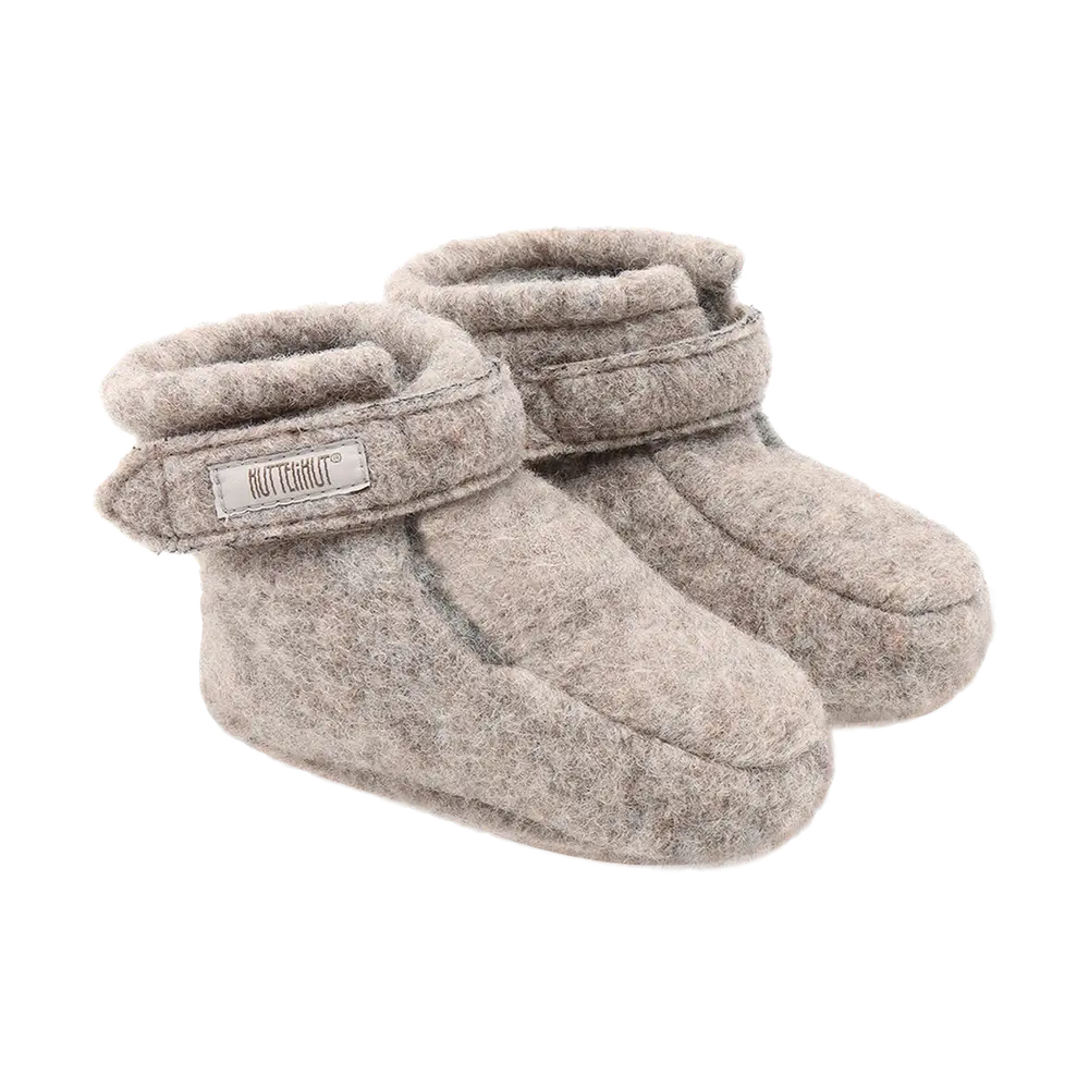 Huttelihut Footies Camel Melange 86 92