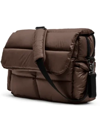 Kong Walther Pusletaske Puffer Chocolate Brown
