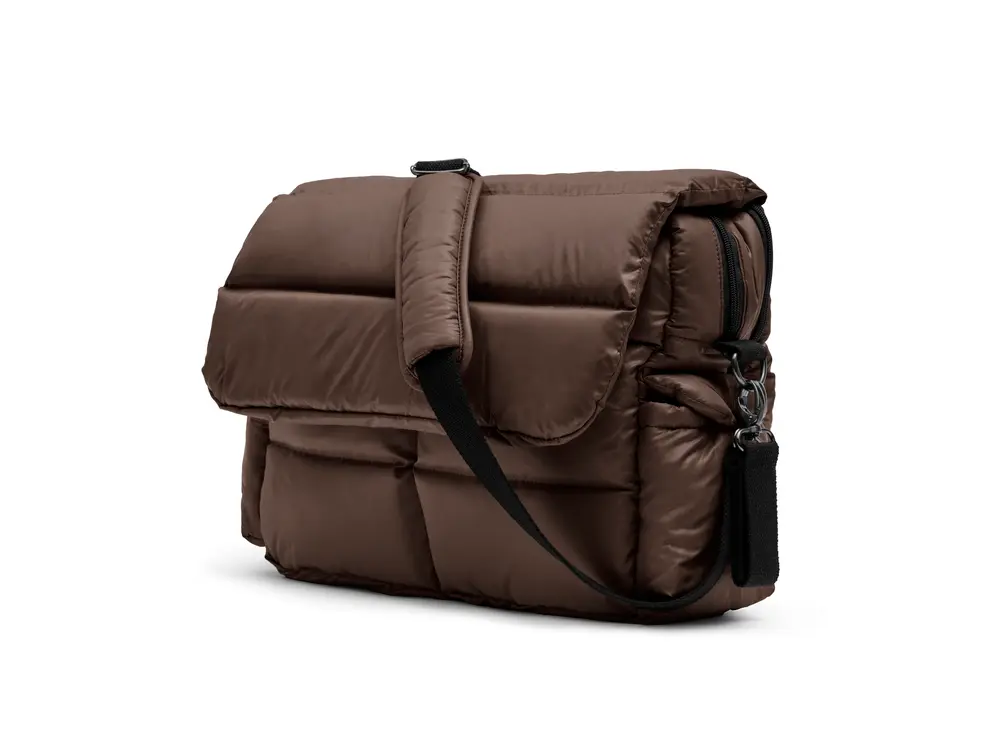 Kong Walther Pusletaske Puffer Chocolate Brown
