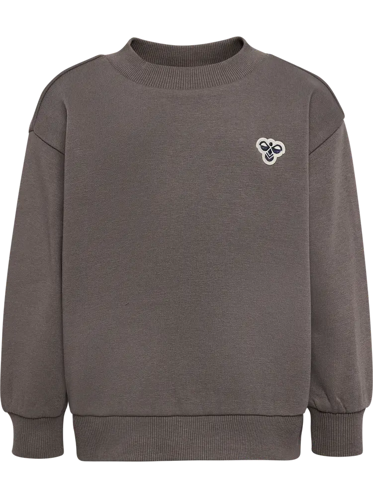 Loose Crewneck Trøje Dark Gull Gray 104