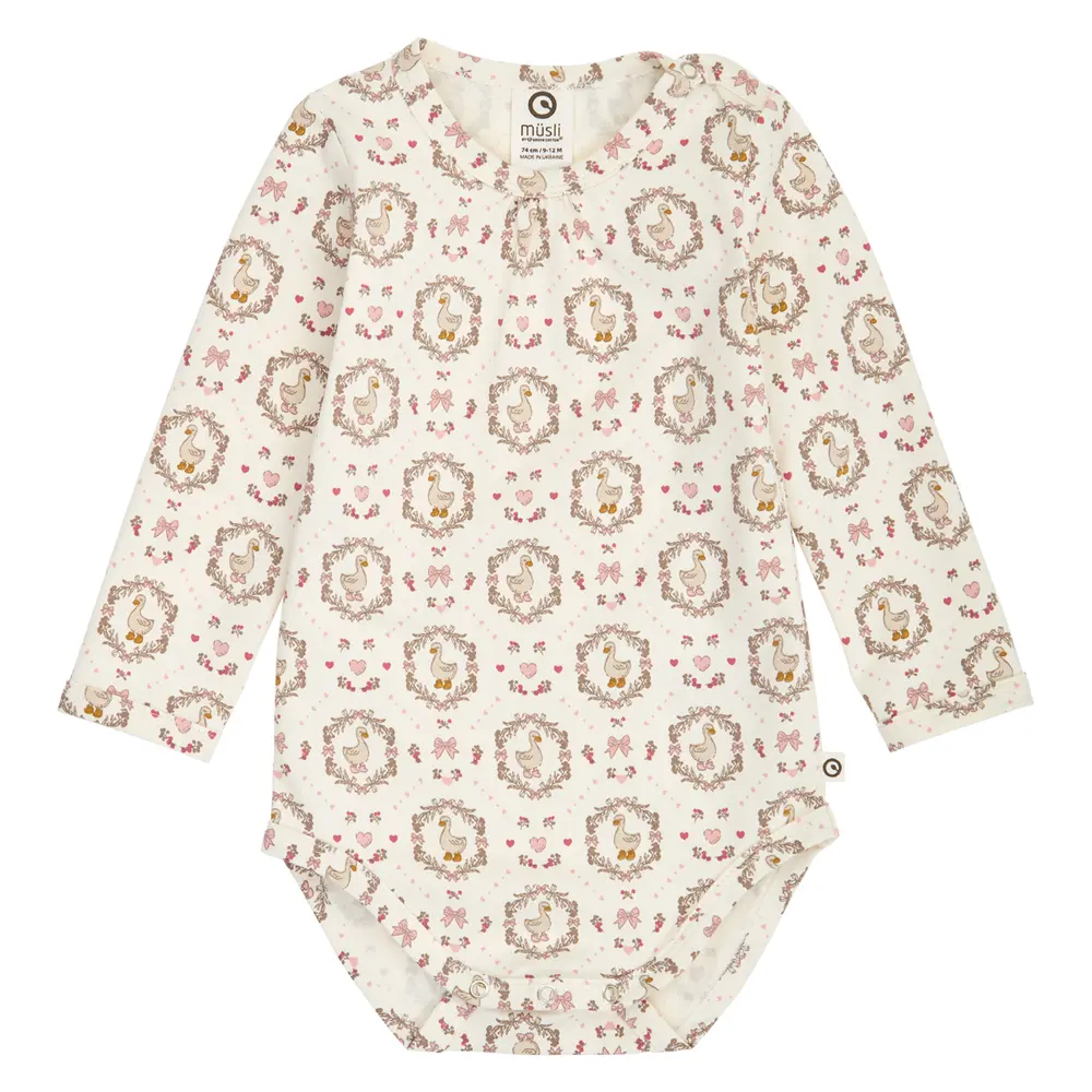 Müsli Heritage Duck Langærmet Body Balsam Cream  Blush  Baroque Rose 86