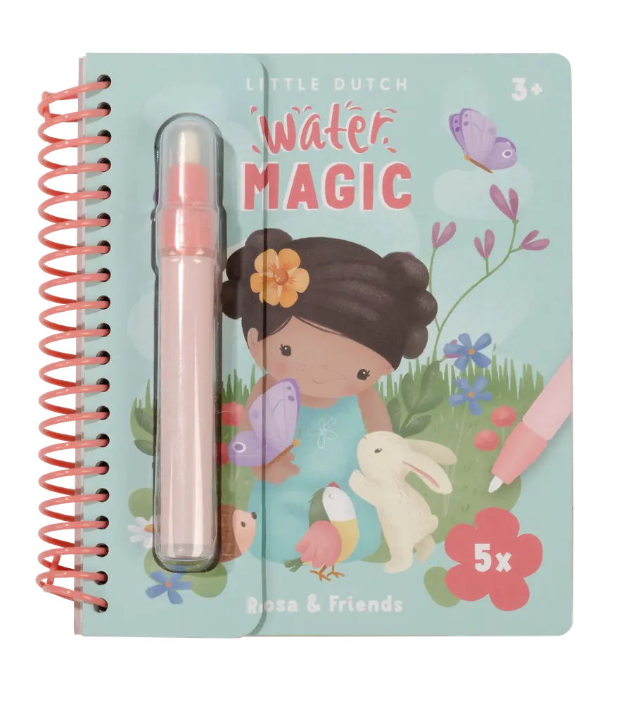 Magisk Vandmalebog - Rosa & Venner fra Little Dutch