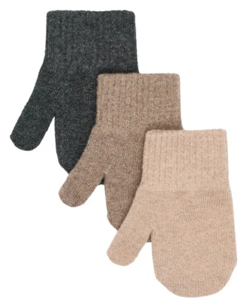Mikk-line Magic Vanter  -pak Rose Melange-melange Denver-dark Gray Melange  -  år