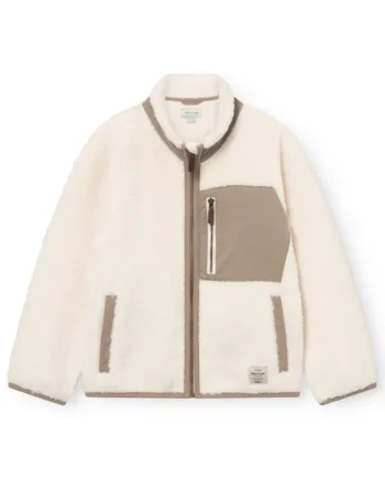 Mini   Ture Matalinur Teddyfleece Jakke Angora Cream   år 98