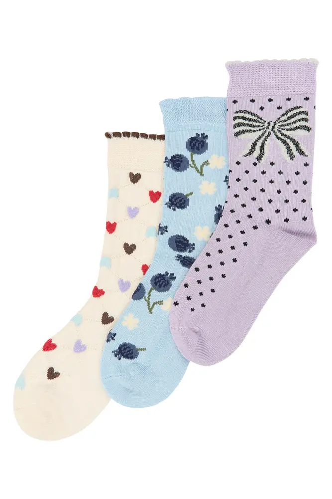 Minipop Marri Bamboo Strømper  -pak Petal Pink 35 38
