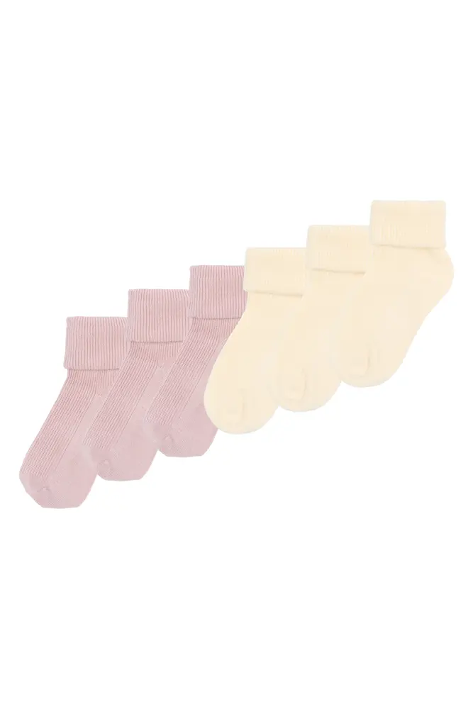 Minipop Mee Bamboo Strømper  -pak Rose 23 26