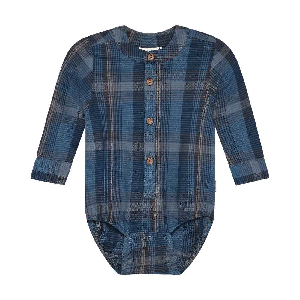Minymo Langærmet Body Midnight Navy 50