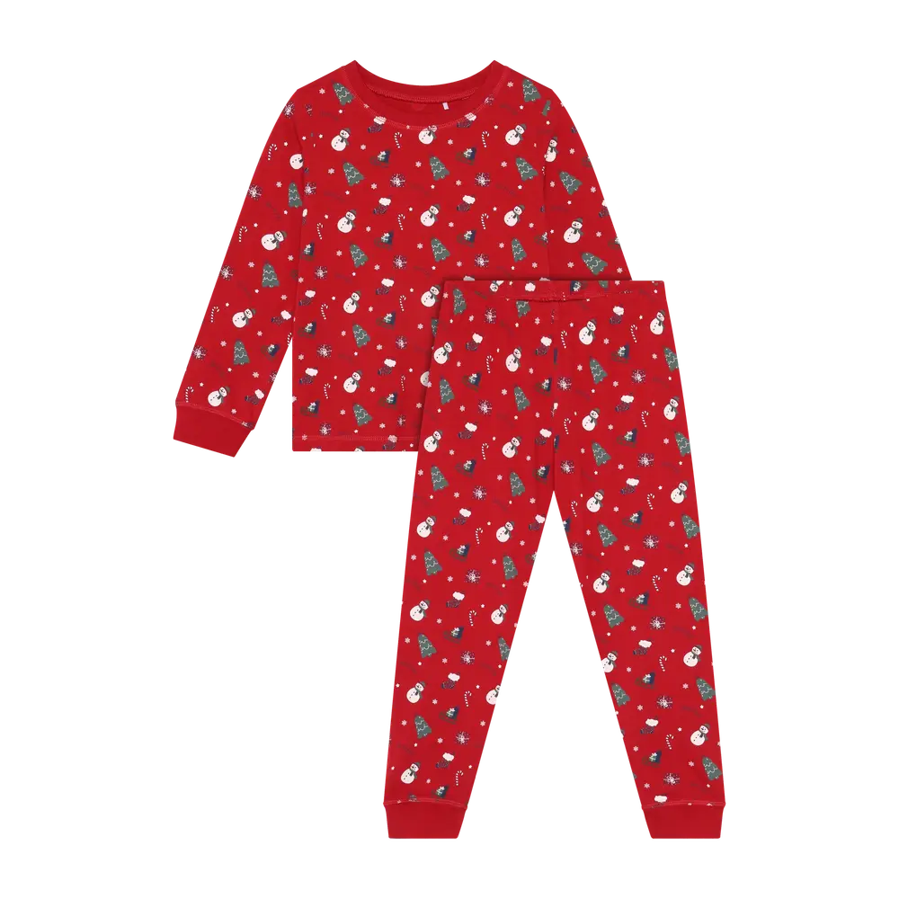 Minymo Pyjamas Sæt Scarlet Sage 92