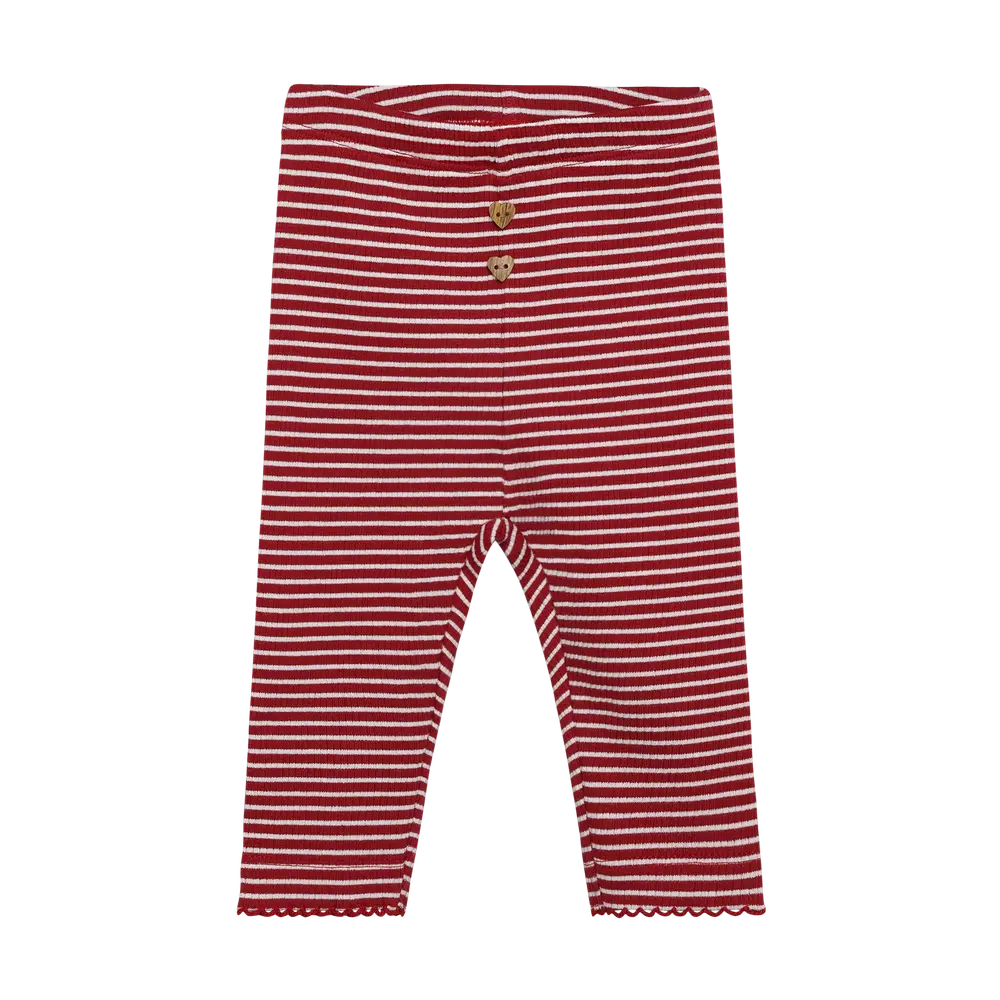 Minymo Rib Leggings Rio Red 56