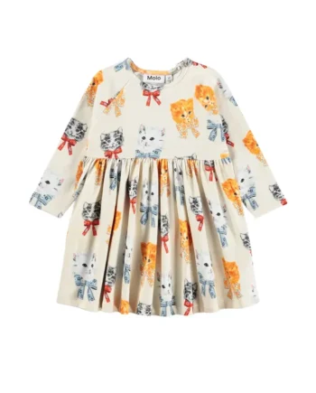 Molo Charmaine Kjole Retro Kittens 80