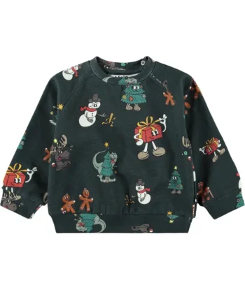 Molo Disc Sweatshirt Cartoony Xmas 104