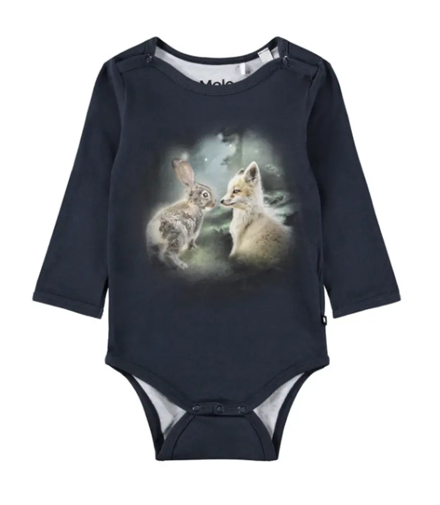 Molo Foss Langærmet Body Fable Buddies 80