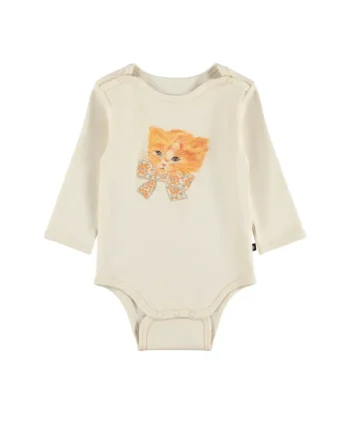 Molo Foss Langærmet Body Retro Kittens 62