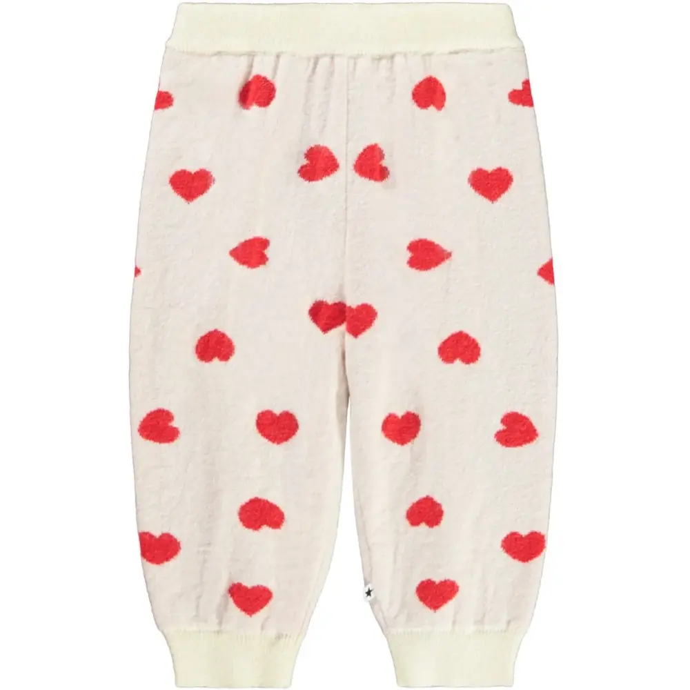 Molo Solana Bukser Red Hearts 98