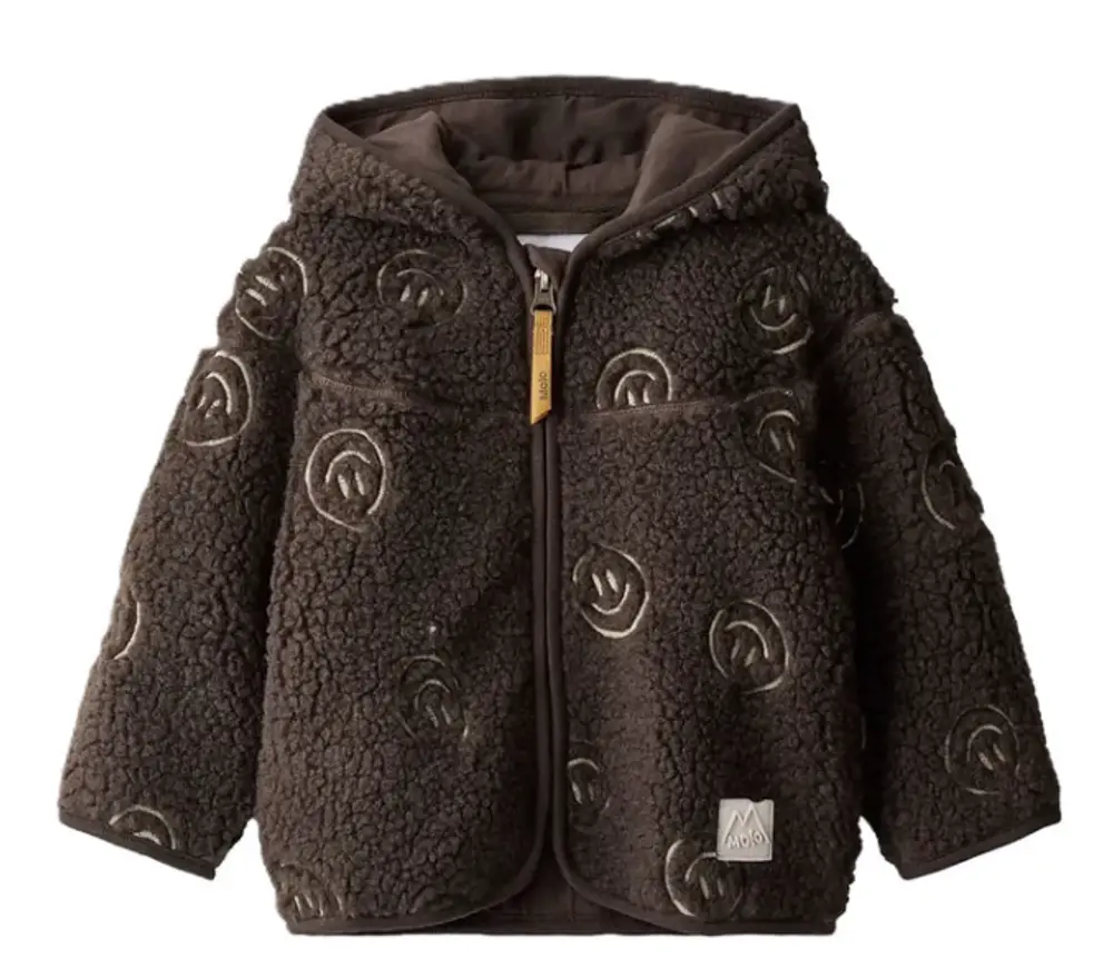 Molo Ummi Fleece Jakke Bark Smile 80