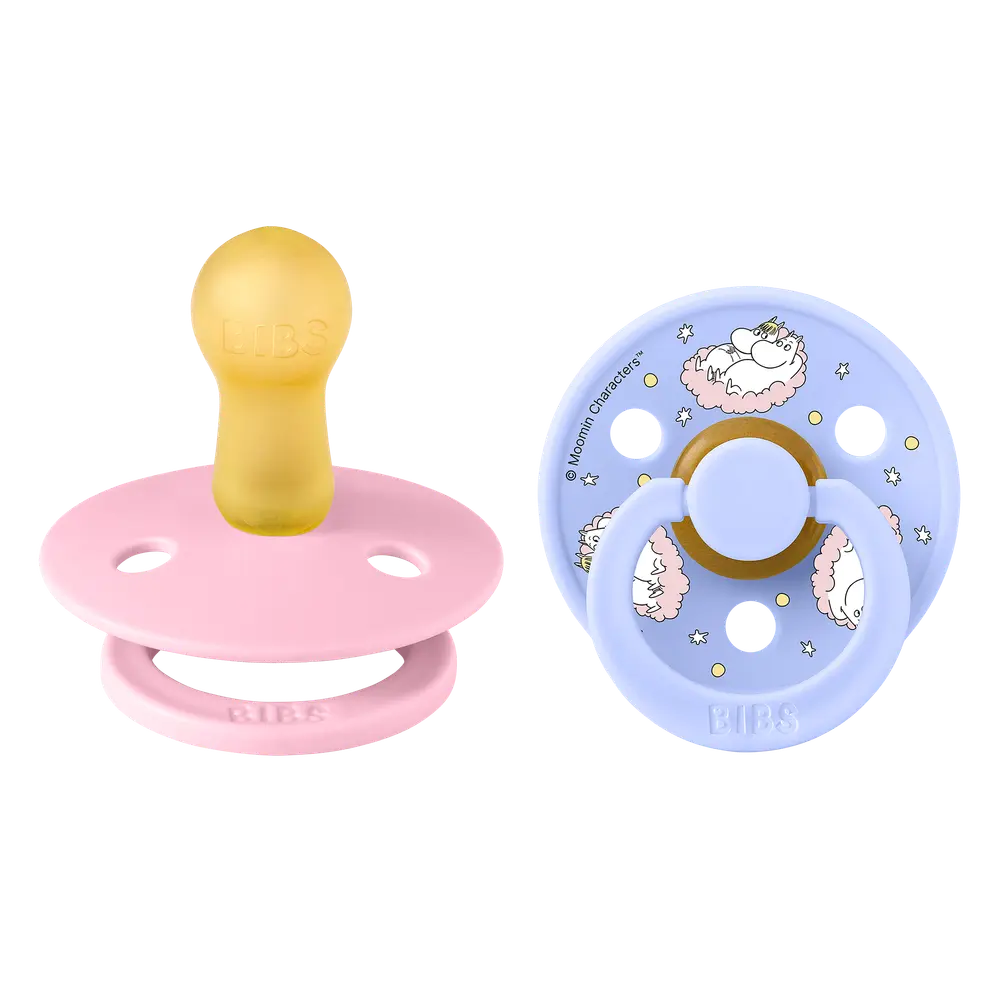 Moomins Farverig Sut 2pk Latex - Baby Pink