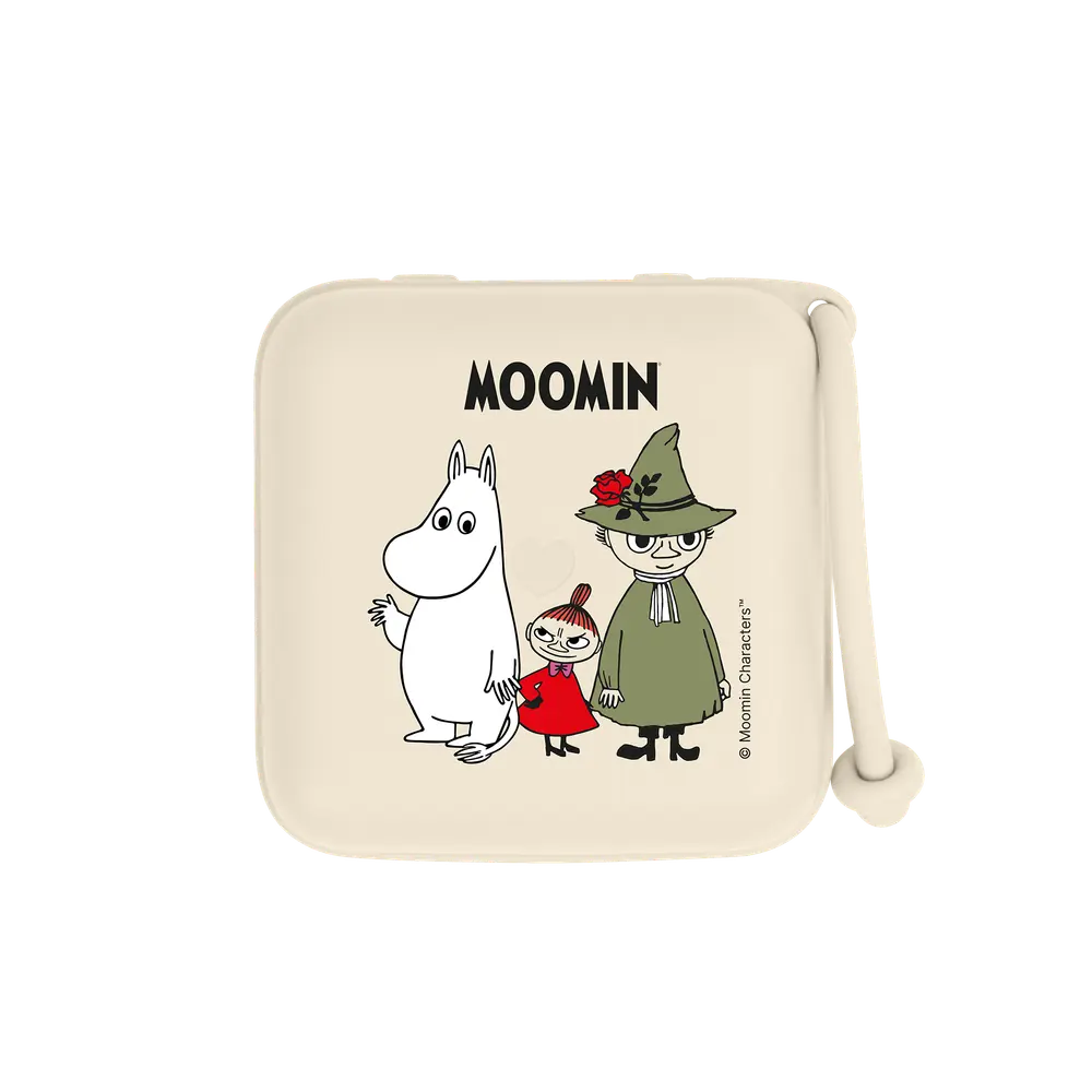 Moomins Sutteboks - Ivory til praktisk opbevaring