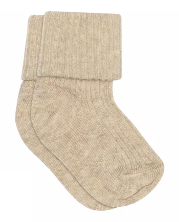 Mp Denmark Baby Ankelstrømpe Beige Melange 22 24