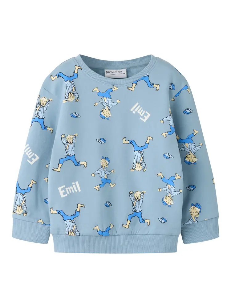 Name It Alfe Emil Sweatshirt Ashley Blue 86