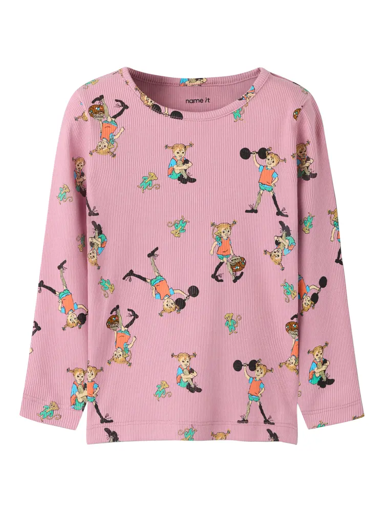 Name It Ara Pippi Bluse Lilas 116