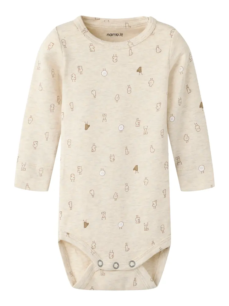 Name It Lydus Langærmet Body Peyote Melange 74
