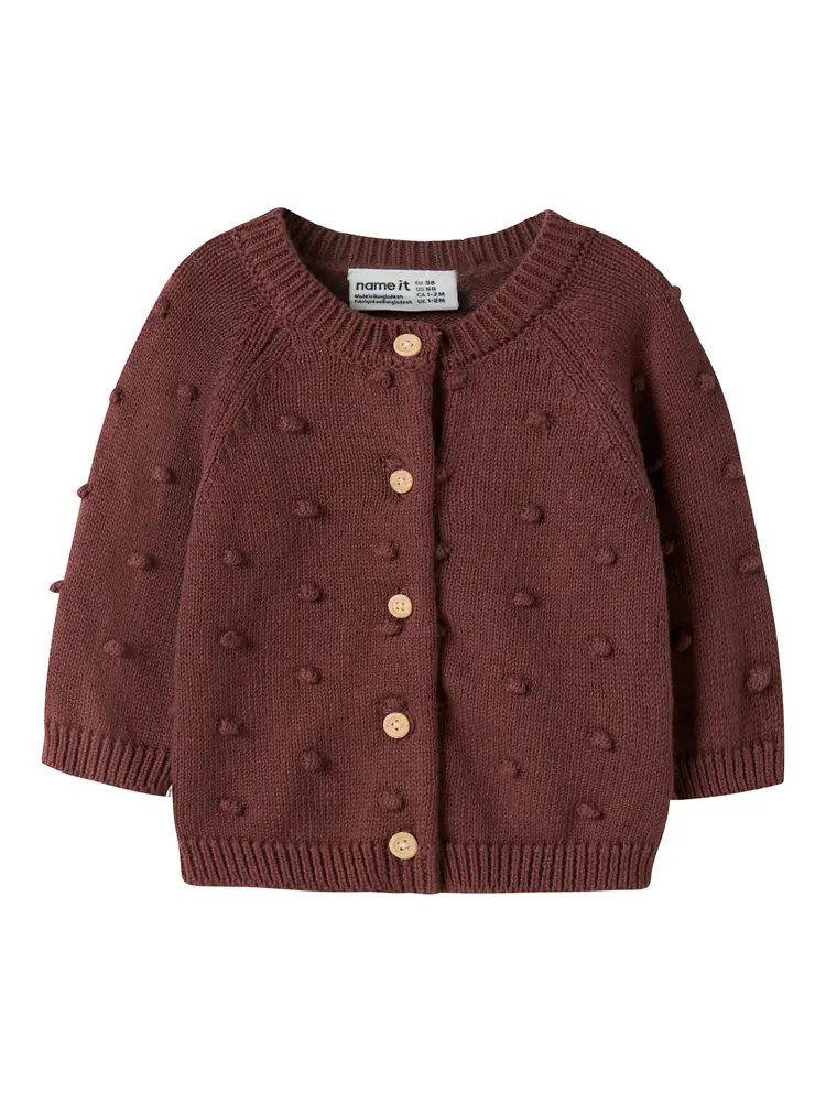 Name It Nasha Cardigan Wild Ginger 56