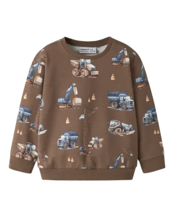 Name It Nelson Sweatshirt Brown Lentil 86