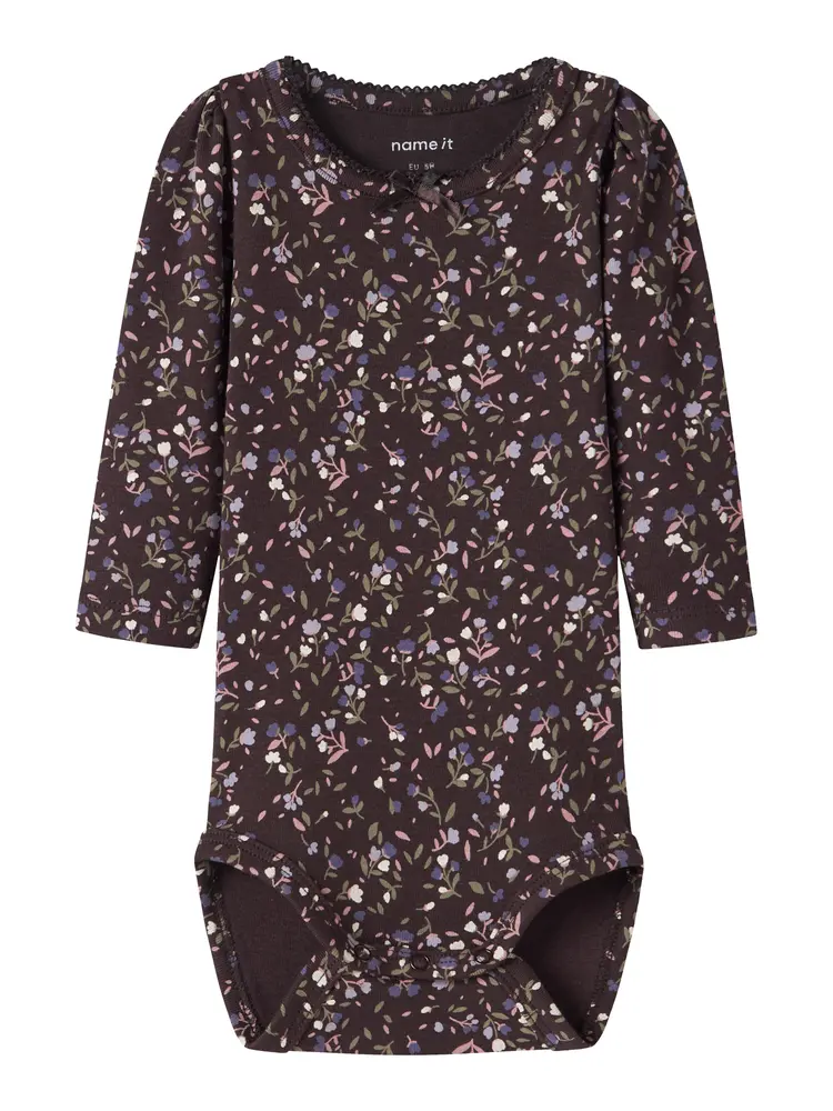 Name It Oceana Langærmet Body Chocolate Plum 62