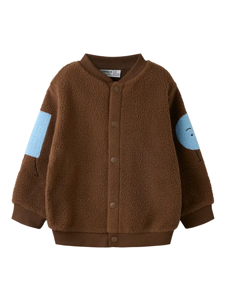 Name It Olanny Teddy Cardigan Pinecone 116