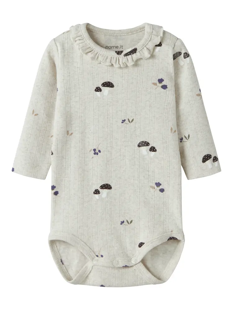 Name It Olefine Langærmet Body Peyote Melange 80
