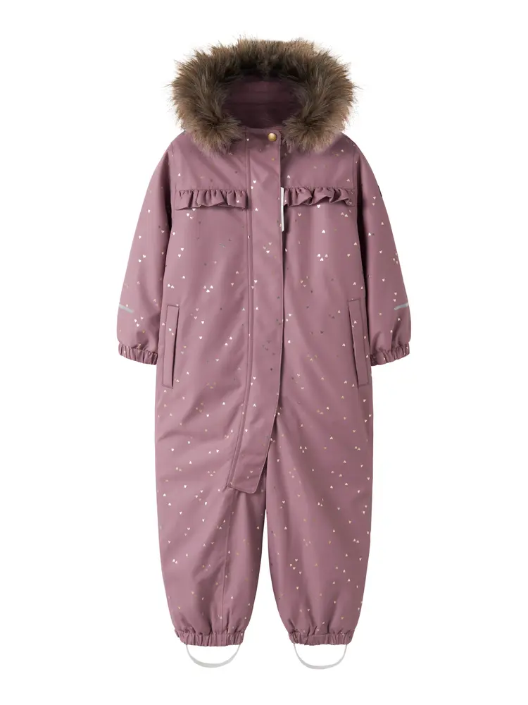 Name It Snow10 Glitter Flyverdragt Wistful Mauve 80