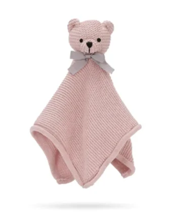 Nusseklud Bamse Misty Rose - Økologisk Kvalitet til Børn