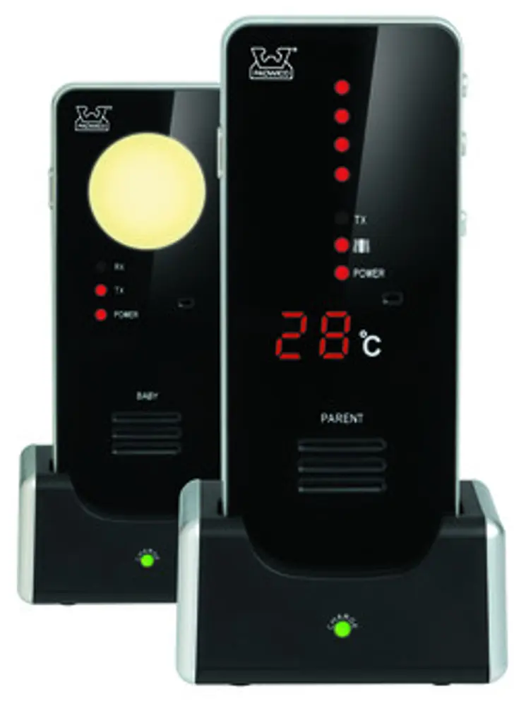 Padwico 850 Babyalarm - Sort, EU-godkendt og digital