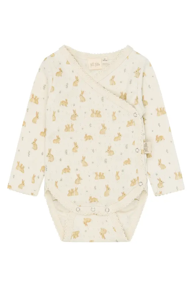 Petit Piao Dio Langærmet Body Eggnog Rabbit  74