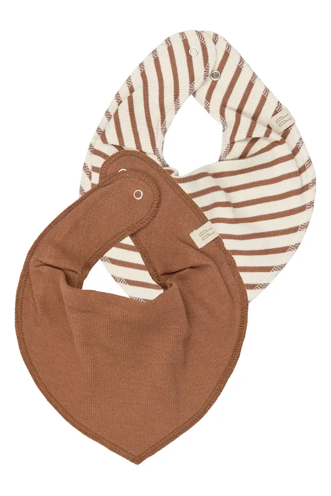 Petit Piao Sky Bib  -pak Rawhide Striped One Size