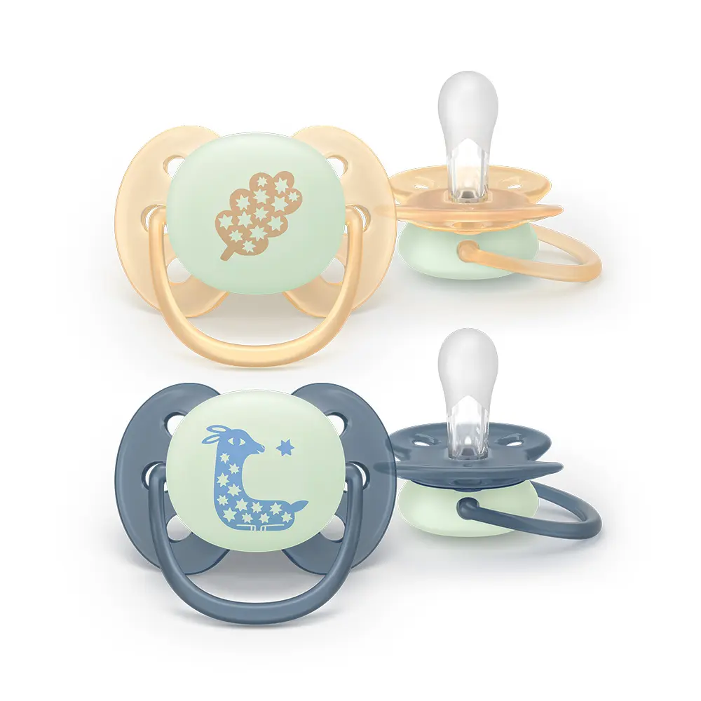 Philips Avent Ultra Soft Nat Sut -18m Gul Grå